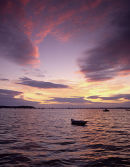 Pink skies over Poole Harbour No 2